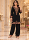 Kashmiri Embroidered Kurta Farshi Salwar Set