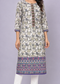 Women’s Beige Multi Floral Printed Straight Kurta