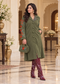 Floral Embroidered Long Winter Coat
