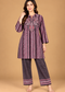 Karachi Wool Paisley Printed Winter Co-ord Set