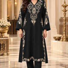 Kashmiri Embroidered Kurta Pant Set