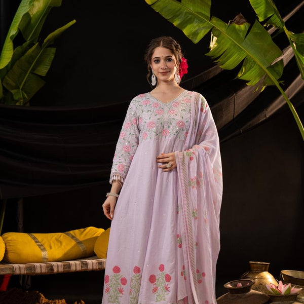 Mulson Lilac Bloom Suit Set