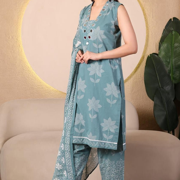 Mulson Aqua Bloom Suit Set ✨