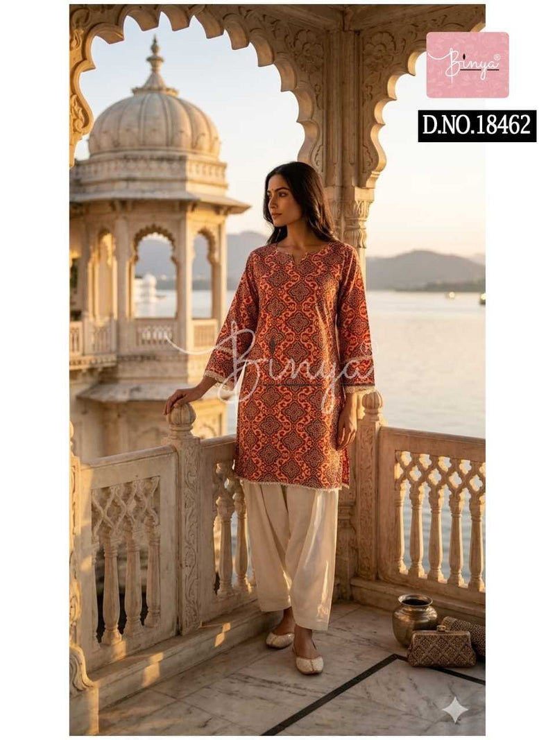 Dusty Pink Embroidered Kurta with Cream Palazzo Set for Women | Elegant Ethnic Wear