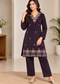 Floral Embroidered Winter Co-ord Set
