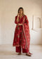 Mulson Scarlet Gulbagh Suit Set