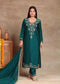 Women’s Rani Pink Embroidered Kurta Pant Set with Dupatta | Festive Ethnic Suit for Women