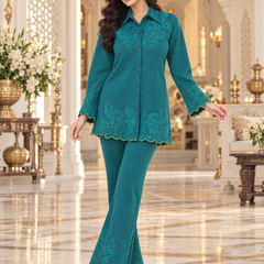 Tonal Embroidered Co-ord Set