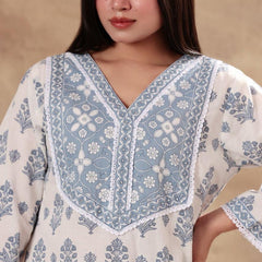 Mulson Blush & Blue Serenity Suit Set