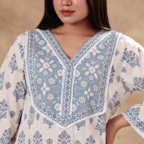 Mulson Blush & Blue Serenity Suit Set