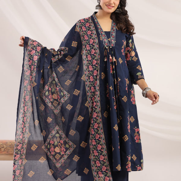 🌼 Mulson Ivory Floral Grace Suit Set