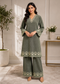 Aurelia Wine Embroidered Winter Co-ord Set