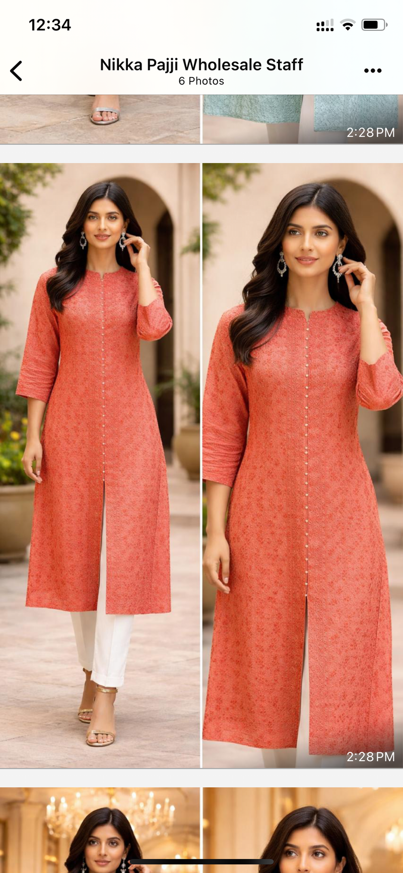 Elegant Printed Straight single Kurta Detailing for Women.
