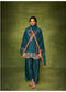 Women’s Embroidered Kurta Palazzo Set with Dupatta