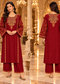 Kashmiri Paisley Embroidered Kurta Pant Chogha Set