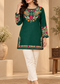 Kashmiri Embroidered Short Kurti for Women
