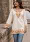 Mehendi Green Floral Embroidered Short Kurti for Women