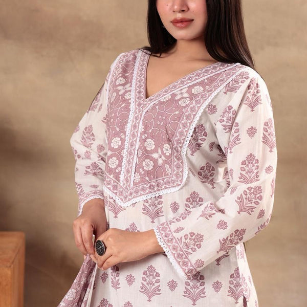 Mulson Blush & Blue Serenity Suit Set