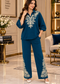 Embroidered Knit Co-ord Set for Women