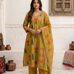 Mulson Scarlet Gulbagh Suit Set