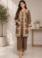 Kashmira Noor Embroidered Winter Co-ord Set – Mocha Brown