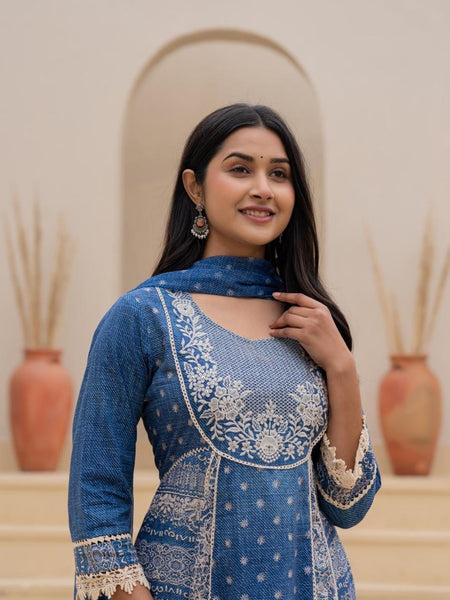 Mulson Indigo Grace Suit Set