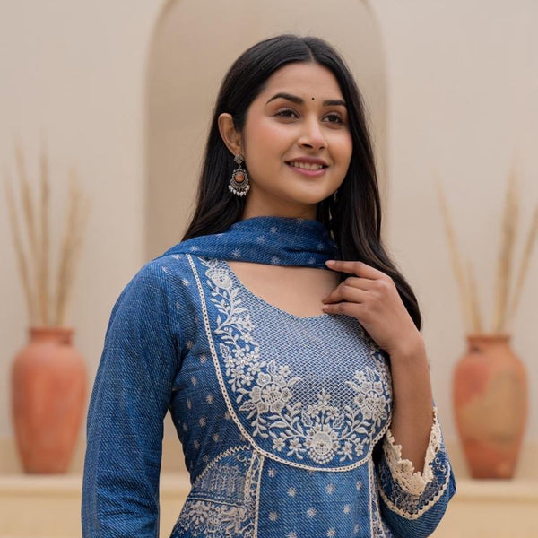 Mulson Indigo Grace Suit Set