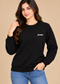 Classic Crew Neck Sweatshirt for Women
