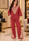 Embroidered Knit Co-ord Set for Women