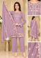 Floral Embroidered 3-Piece Suit Set with Dupatta for Women