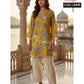 Dusty Pink Embroidered Kurta with Cream Palazzo Set for Women | Elegant Ethnic Wear