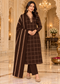 Checkered Winter Suit Set with Dupatta