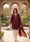 Olive Green Cotton Suit Set with Dupatta for Women | Solid Kurta & Patiala Salwar Set