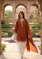 Olive Green Cotton Suit Set with Dupatta for Women | Solid Kurta & Patiala Salwar Set