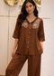 Elegant Embroidered Co-ord Set – Luxe Comfort Wear