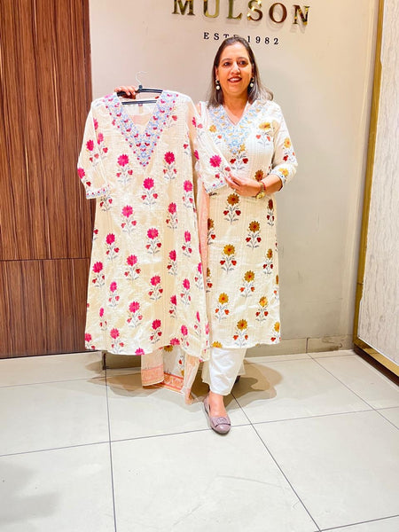 Mulson Ivory Bloom Suit Set