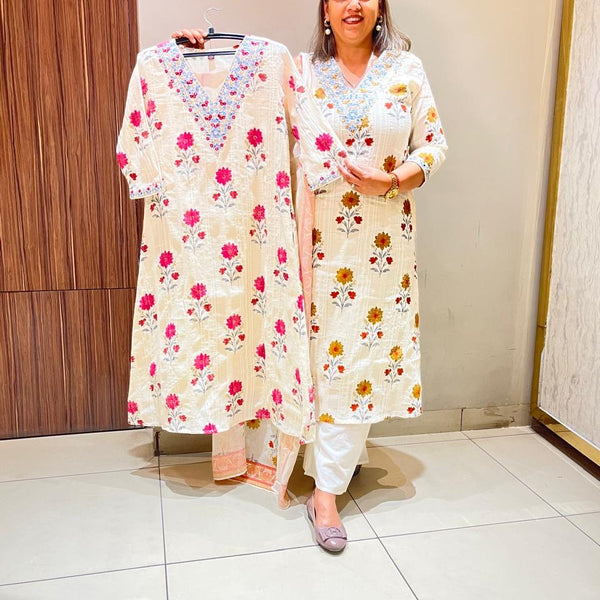 Mulson Ivory Bloom Suit Set