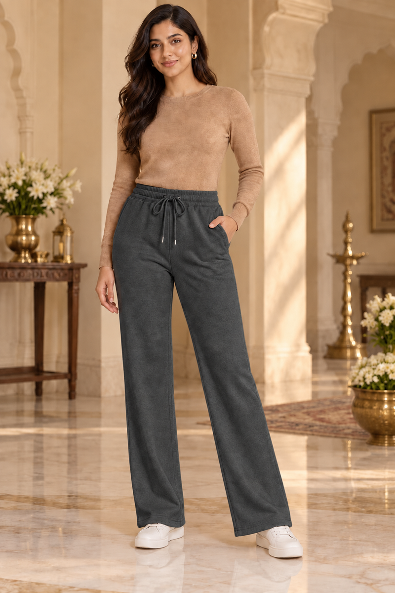 Women’s Winter fleece Wide-Leg Lower