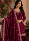 Women’s Embroidered Kurta Palazzo Set with Dupatta