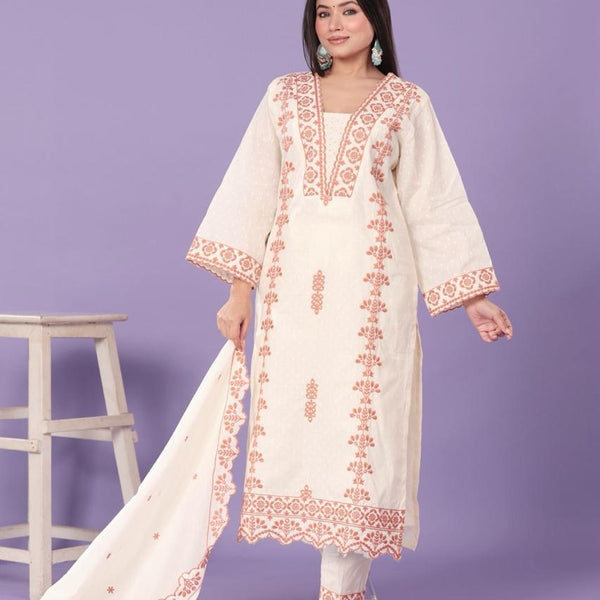 Mulson Ivory Azure Suit Set