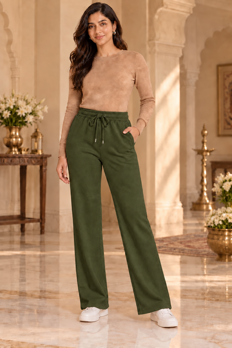 Women’s Winter fleece Wide-Leg Lower