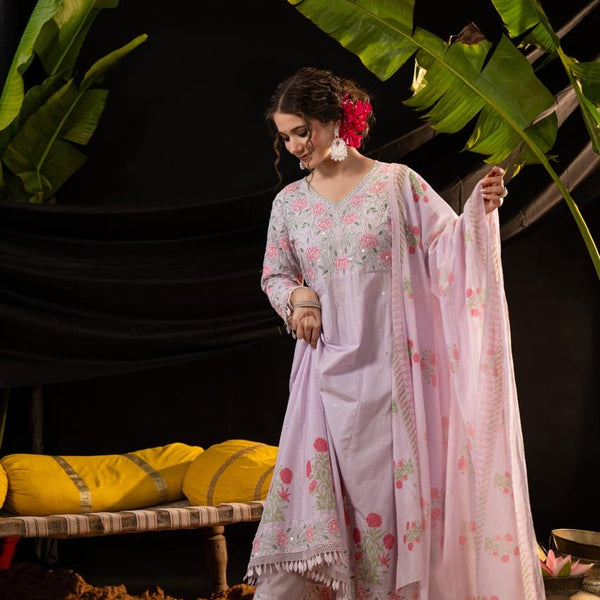 Mulson Lilac Bloom Suit Set