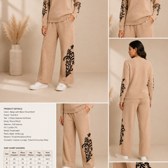Mulson Signature Tiger Motif Knitted Co-ord Set