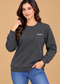 Classic Crew Neck Sweatshirt for Women