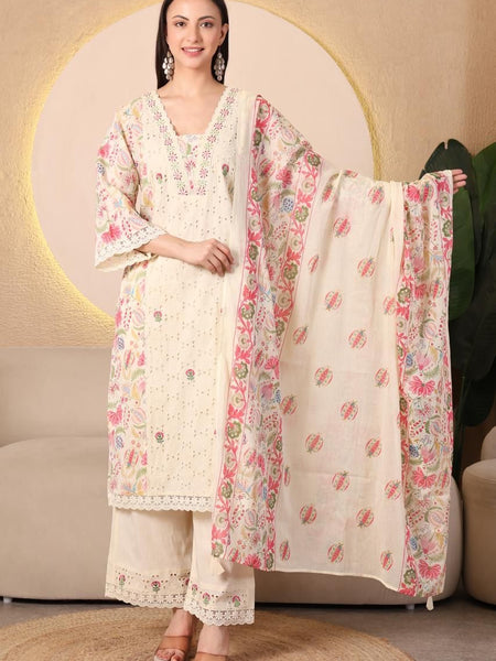 Mulson Ivory Garden Grace Suit Set