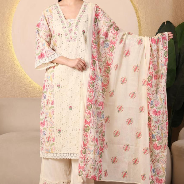 Mulson Ivory Garden Grace Suit Set