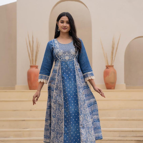 Mulson Indigo Grace Suit Set