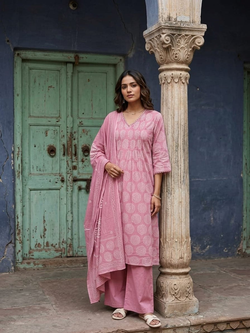 Mulson Handblock Suit Set