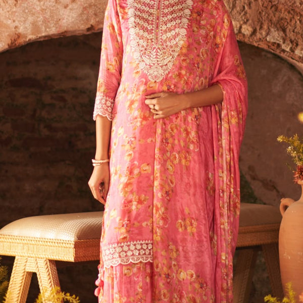 Jaipuri cotton suits with Cotton Dupatta
