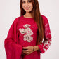 Red kurta Floral Set For Women